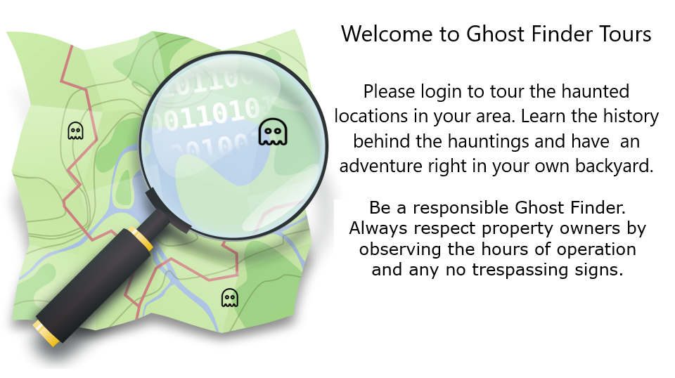 Ghost Finder Tours Splash Logo